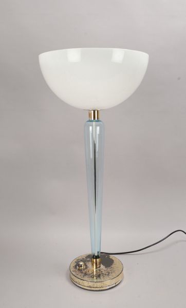 VeArt/Italien, Designer-Tischlampe, Entw.: J. Cerutti; Höhe 76 cm, Ø 34 cm