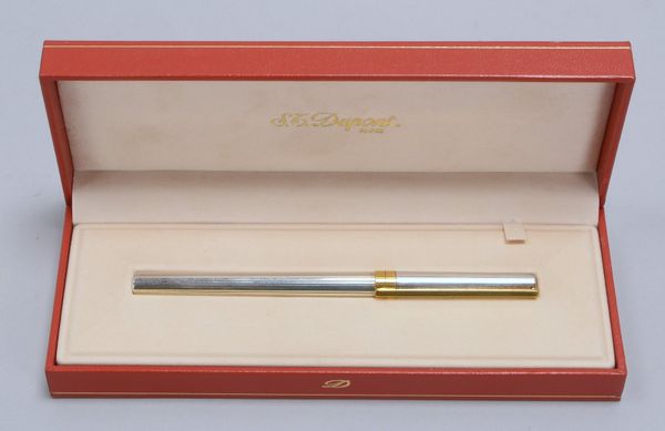 Dupont-Füllfederhalter, mit 750 Goldfeder - im original Etui