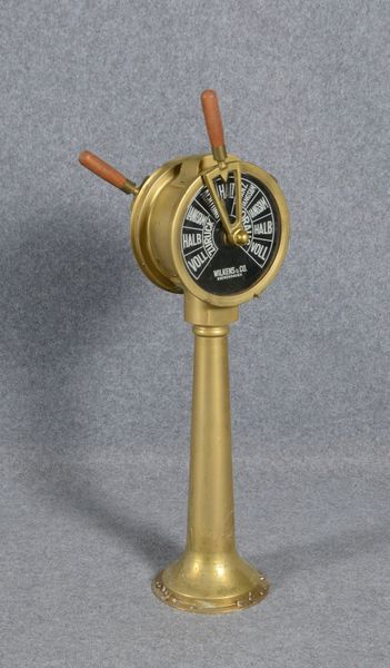 Wilkens & Co./Bremerhaven, Maschinentelegraf, Bronze/Messing; Höhe 100 cm