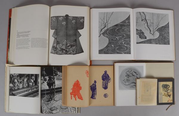 Bände zu japan./chin. Antiquitäten: künstler. Techniken, Kunsthandwerk, u.a./div.