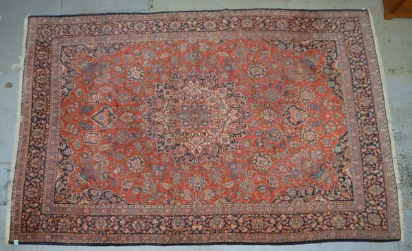 Orientteppich, mittelfeine Knüpfung; Maße 492 x 329 cm (reinigungsbed.)