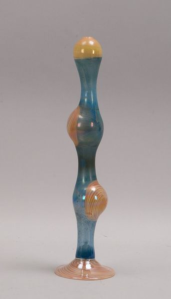 Künstler-Glasobjekt, in Gestalt eines weiblichen Körpers; Höhe 37,5 cm