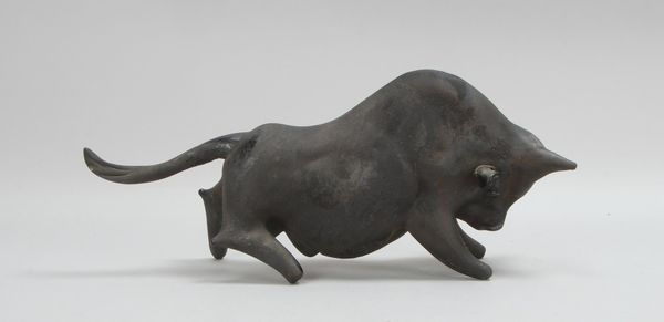 Seguso, Livio, Glasskulptur, 'Stier', signiert und datiert '1972' - schwere Ausf.!