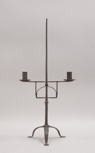 Kerzenhalter (um 1600/1700), Eisenguss, 12-flammig; Höhe 61,5 cm