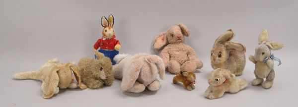 'Steiff'-Stofftiere, ältere Modelle, untersch. Tierfiguren/Jahrgänge und Größen