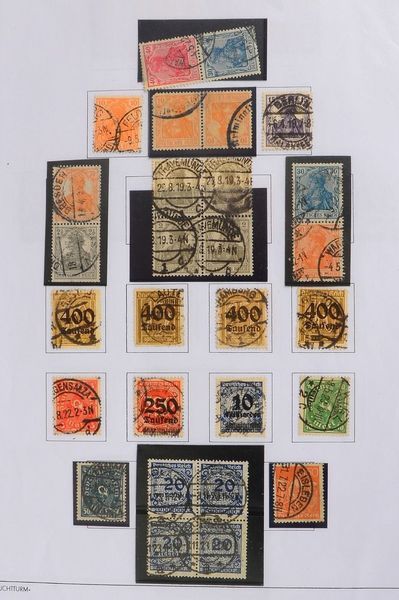 Briefmarken, 'Deutschland', 1849 - 1932: 'Altdeutschland' - Diverses, Korrespondenzen