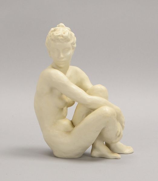 Rosenthal, 'Sitzender Frauenakt', Formnr. '1771', Entw. F. Klimsch, im Boden monogr. 'LFG'