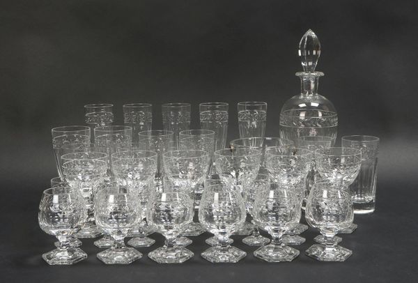 Villeroy & Boch, Trinkgläser-Konvolut (Serie 'Désiré'), versch. Sätze und Ausf., 36-tlg.