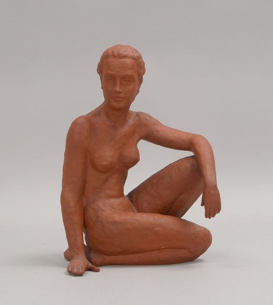Hertwig & Co./Katzhütte, Keramikfigur, 'Badende'; Höhe 29 cm