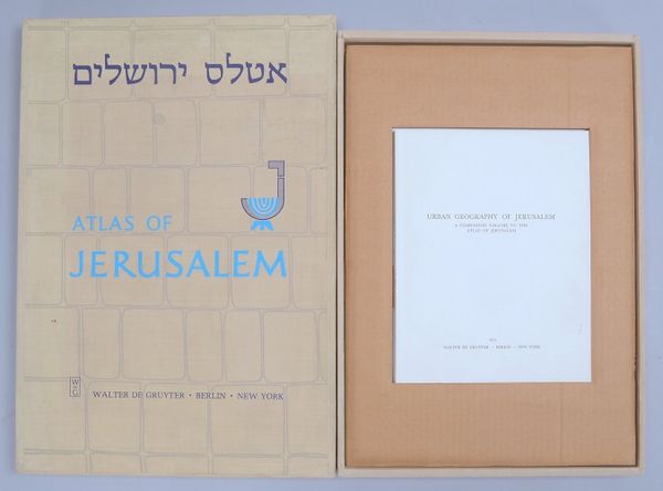 Amiran, David et al. (Hrsg.): 'Atlas of Jerusalem' (1973), 53 Karten mit Beiheft, in Box