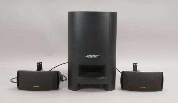 HiFi-Soundsystem, Bose 'CineMate', mit Subwoofer und Satellitensystem