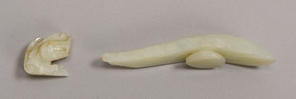 Gürtelschnalle (China), Jade - aus Sammlungsauflösung