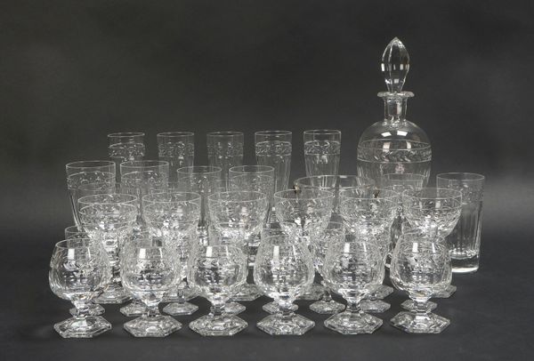 Villeroy & Boch, Trinkgläser-Konvolut (Serie 'Désiré'), versch. Sätze und Ausf., 36-tlg.