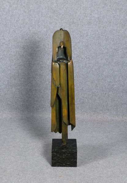 Finke, Dieter , Bronze, 'Der Schamane', Aufl. '3/199', mit Gießerstempel, auf Sockel