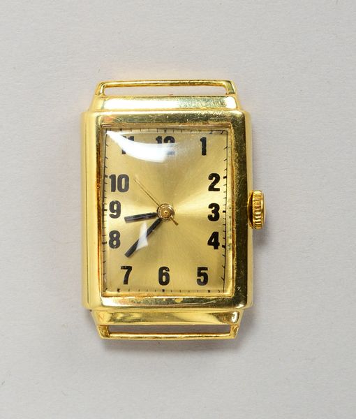 HAU (Herst. unbek.), 585 GG-Gehäuse - ohne Armband; Gew. Gehäuse: 10,50 g