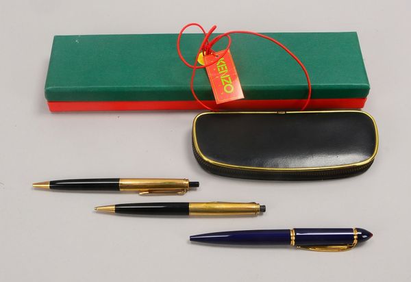 Pelikan-Kugelschreiber, 555 Rolled Gold, und Druckbleistift, 550 Gold, im Etui