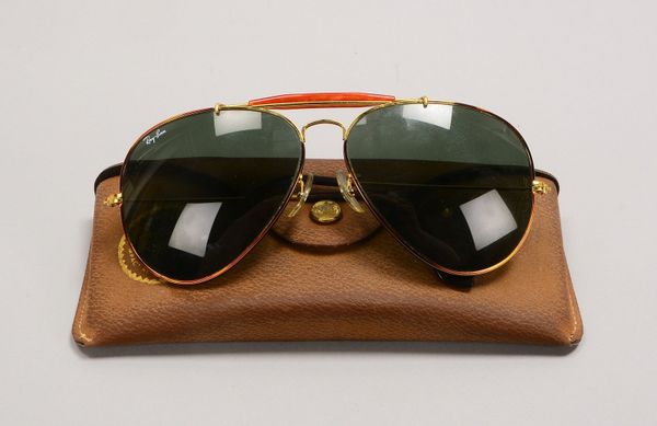 Designer-Sonnenbrille, Ray Ban, 'B & L, USA', im original Etui