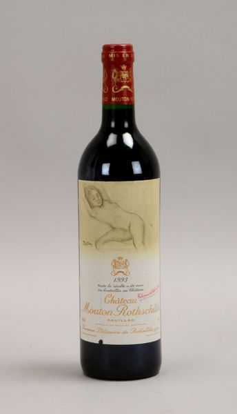 Sammler-Rotwein, 1 Flasche: Château Mouton Rothschild, Jg. 1993