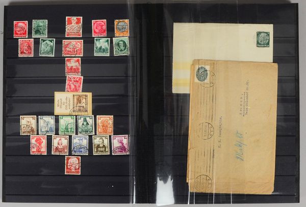 Briefmarken, 'Deutschland', 1849 - ca. 1943: 'Altdt. Staaten', Korrespondenzen, u.a.