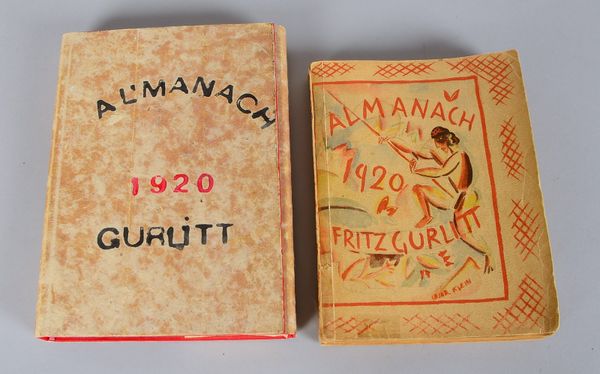 'Almanach auf das Jahr 1920', Berlin: Fritz Gurlitt (1920), mit 2x orig. Grafiken