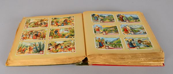 Liebig-Sammelbilder (um 1900), farbig lithogr./versch. Themen - über 1.150/im Album