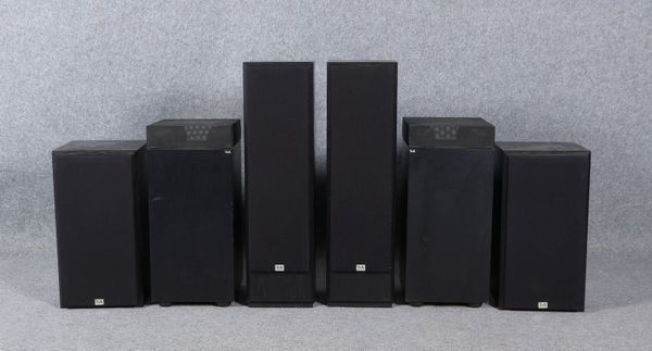 3 Lautsprechersysteme, TGA: 2x Triton, 'R150'/'S130', Bj. 1990; 1x Pulsar 'TAB 800', Bj. 1965
