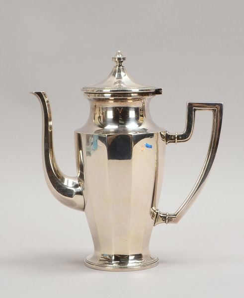 WMF (Straußenmarke, um 1910/1920), Kaffeekanne, 1/100 Versilberung; Höhe 26 cm