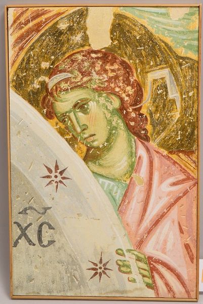 Zivkovic, Zdenka, 'Andeo (Manastir Sopocani, 1265)', Fresken-Kopie, dat. '1979'