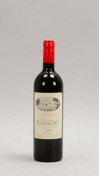 Sammler-Rotwein, 1 Flasche: 'Château Ramafort Médoc', 'Millenium-Wein' (Jg. 2000)