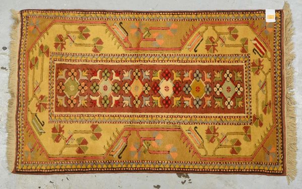 Kars Kazak, lockere Knüpfung, Flor in gutem Zustand; Maße 143 x 87 cm