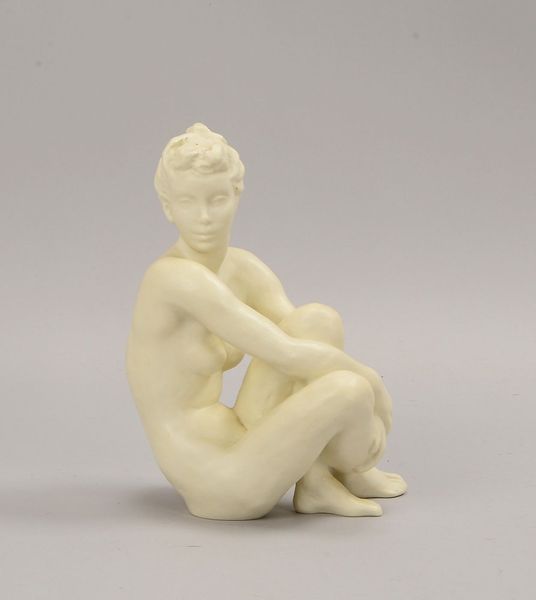 Rosenthal, Biskuitporz.-Figur, 'Weibl. Akt', Entw. Lore Friedrichsen/Gronau, monogr./numm.