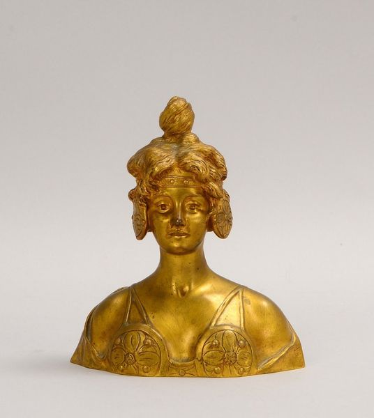 v.d. Straeten, G., Bronzebüste, 'Frauenportrait', verg., verso sign., mit Gießerstempel