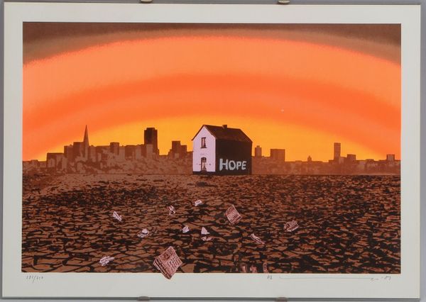 Schult, HA, 'Hope', Farbserigrafie, Aufl. '282/750', sign./dat. (19)'89'; Blattmaße 30 x 42 cm