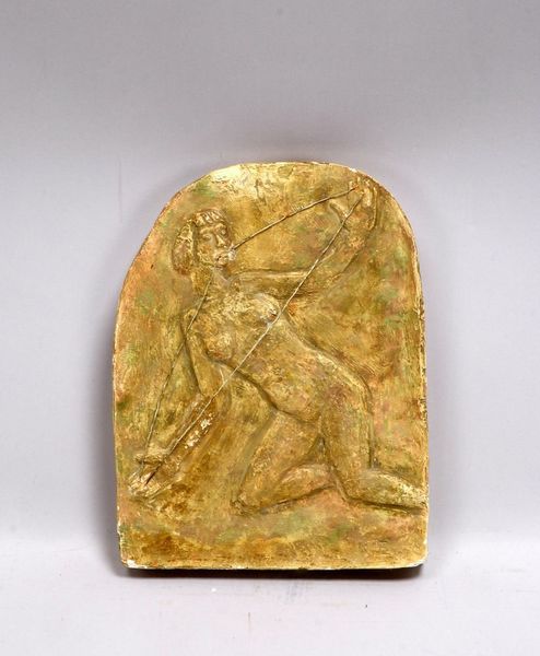 Edzard, Kurt, Stuckrelief, 'Amazon', monogrammiert 'K.E.'; Maße 27 x 21 cm