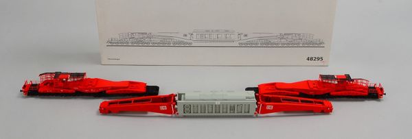 Märklin 'H0': '48295 - Tragschnabelwagen/Schwerlastwagen', in original Verp.