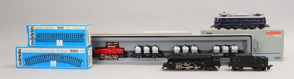 Fleischmann 'H0'/Märklin 'H0': '5120 'Pacific' mit Tender', und '37691 E-Lok'