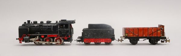 Märklin 'H0', Schlepptender-Lok 'RM 800', mit Kohlenwagen Nr. '365' (bespielt)