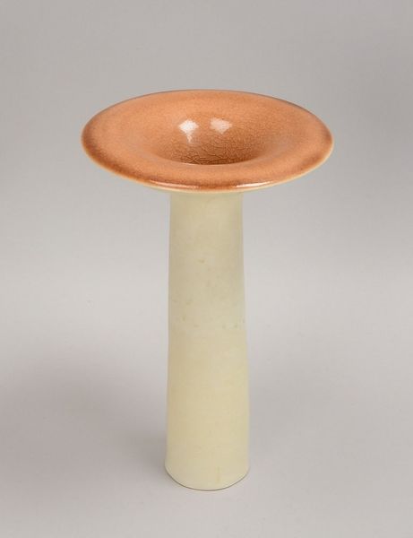 Colberg-Tjadens, D., Künstler-Keramikvase, weißer Scherben, Innenglasur, sign.
