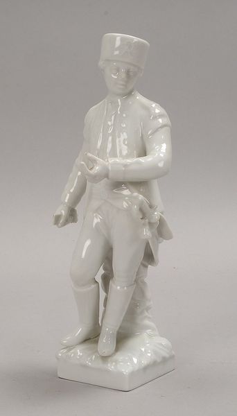 KPM Berlin, Porz.-Figur, 'Bergmann', Entw. Joh. Eckstein; Höhe 17 cm (mit Fehlst.)