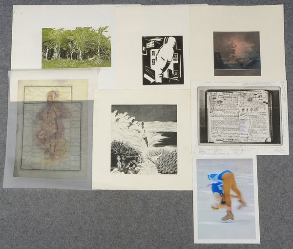 7x Grafiken: Erhard, Gröting, Grunwaldt, Roth, Runge, Stegemann, Werkmeister