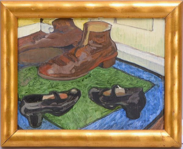 Herrmann, Theodor, 'Die Hochzeitsreise', Öl/Tempera auf Holz/ger., verso bet./bleisign.