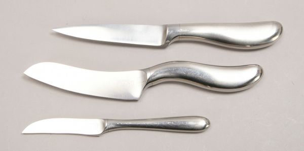 3-tlg. Küchenmesser-Set (Serie 'Maestro'), Chromnickel-Stahl '18/8', versch. Kl.