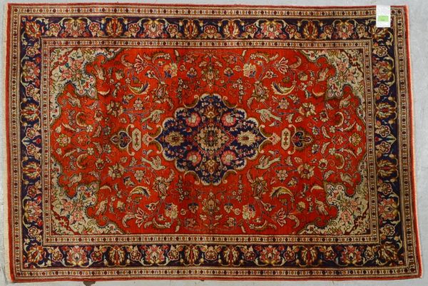Ghom-Brücke, Seide auf Seide, sehr feine Kn., gleichm. Flor - guter Zust.; Maße 146 x 99 cm