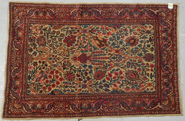 Täbriz-Orientbrücke, älter, guter Zust.; Maße 188 x 124 cm (leicht reinigungsbed.)