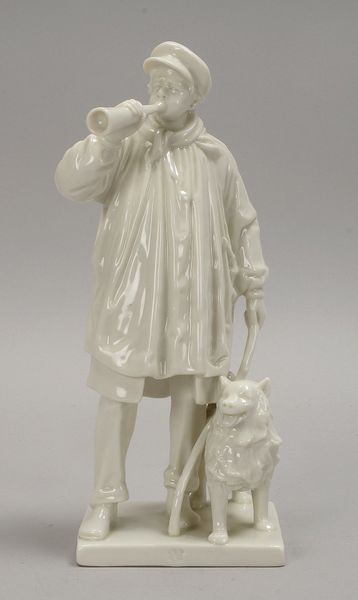 Nymphenburg, Porzellanfigur, 'Hirte mit Spitz', gemarkt; Höhe 22 cm