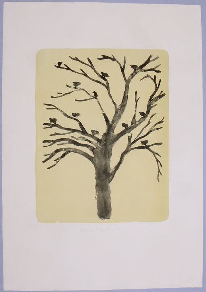 Schwontkowski, N., 'Vögel im Baum', Lithogr. (aus Griffelkunst-Slg.), bleigsign./dat.