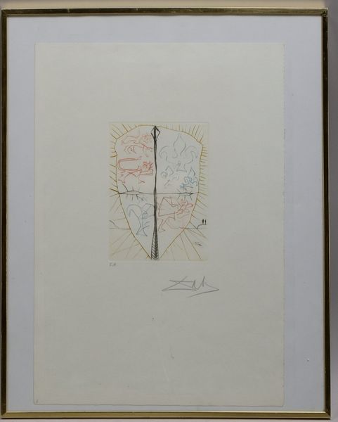 Dalí, S., Kaltnadelradierung, Aufl. 'E.A.', bleisign., hinter Glas