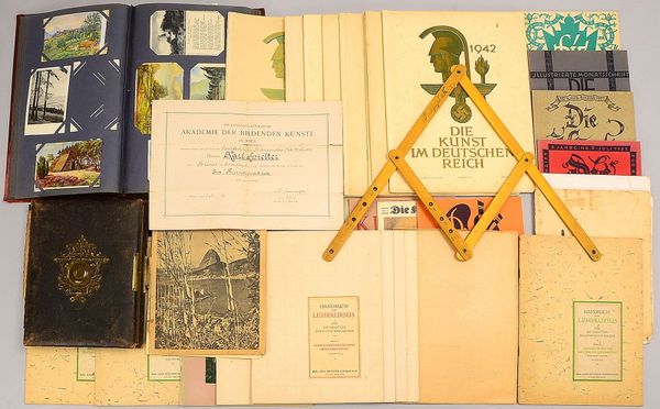 Sammler-Lot aus Künstler-Nachlass (C.J. Spielter, 1851 - 1922), versch. persönl. Material