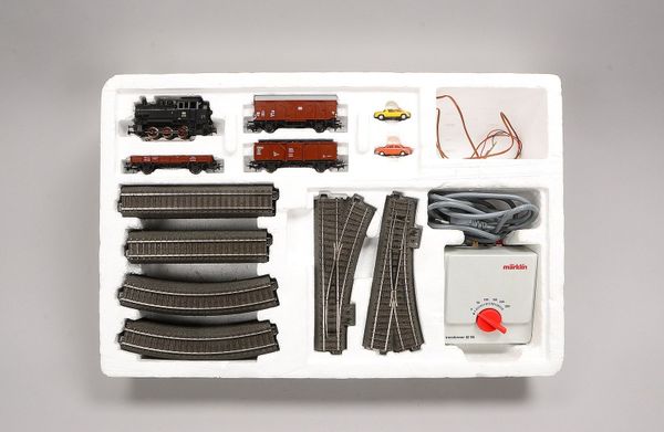 Modelleisenbahn-Set, Märklin 'H0', Modell '29144 - Dampf', im orig. Karton - vollst.