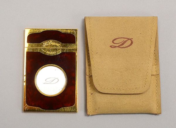 Sammer-Zigarettenschneider, Raucheraccessoire: S.T. Dupont/Paris, im orig. Futteral